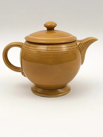 Antique Gold Fiesta Ironstone Teapot 1969 to 1973