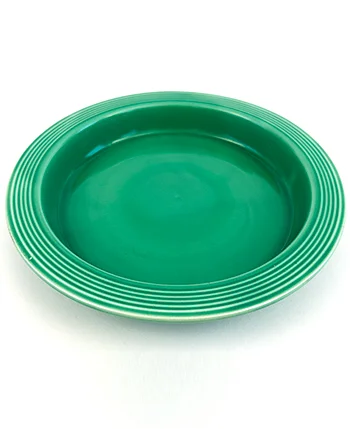 green vintage fiesta relish tray base