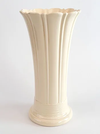 ivory vintage fiestaware vase 10 inch fiesta flower vase for sale