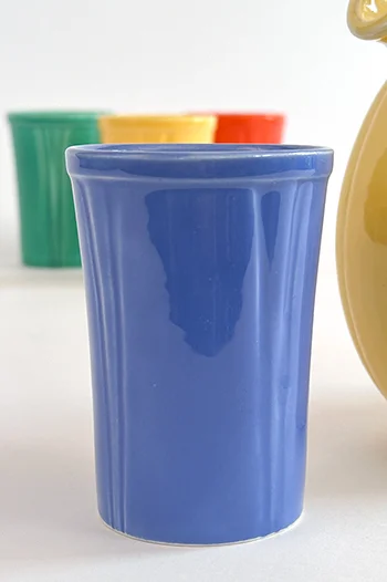 Mauve Blue Riviera Homer Laughlin juice tumbler made by Homer Laughlin from 1943-1948 hard to find