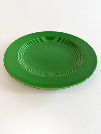 Medium Green Harlequin Dinnerware Bread Plate 6 inch For Sale