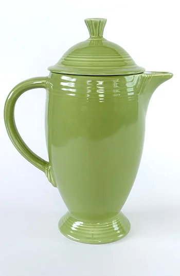 rare chartreuse vintage fiestaware coffeepot