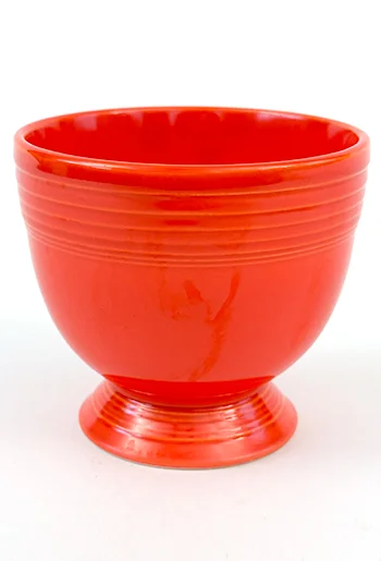 Original Red Vintage Fiestaware Egg Cup For Sale