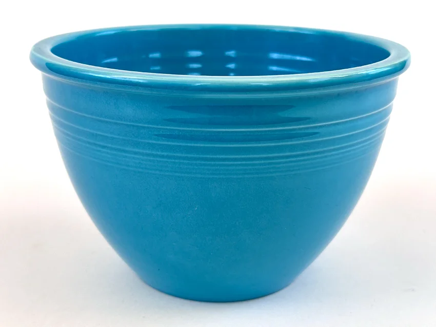 turquoise vintage fiesta number 4 mixing bowl