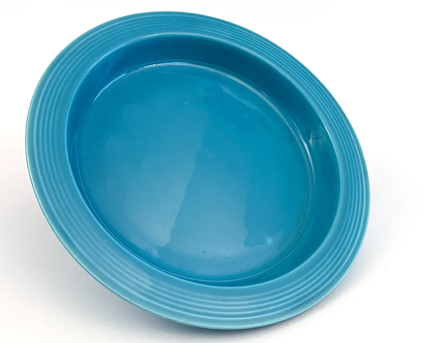 turquoise vintage fiestaware relish tray base for sale