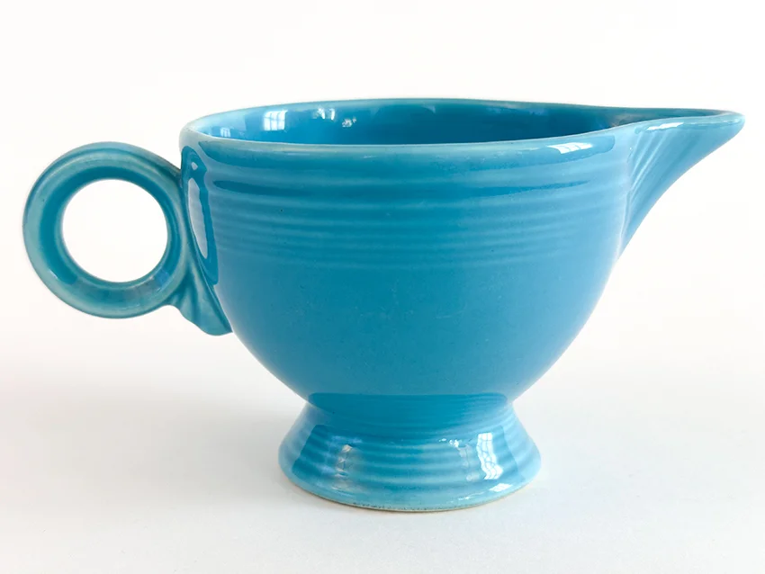 original Turquoise vintage fiesta creamer for sale