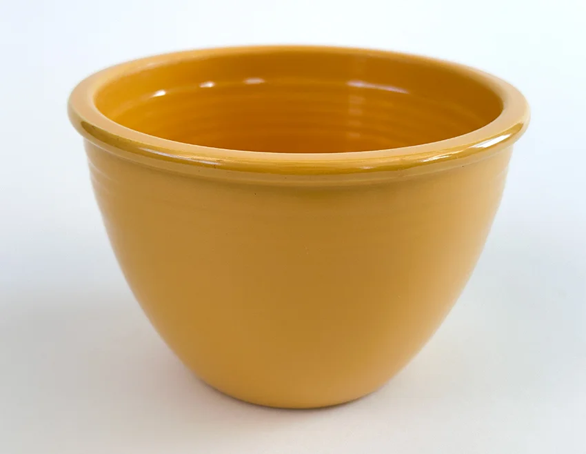 ivory fiestaware mixing bowl number two size 1938-1942 original fiestaware