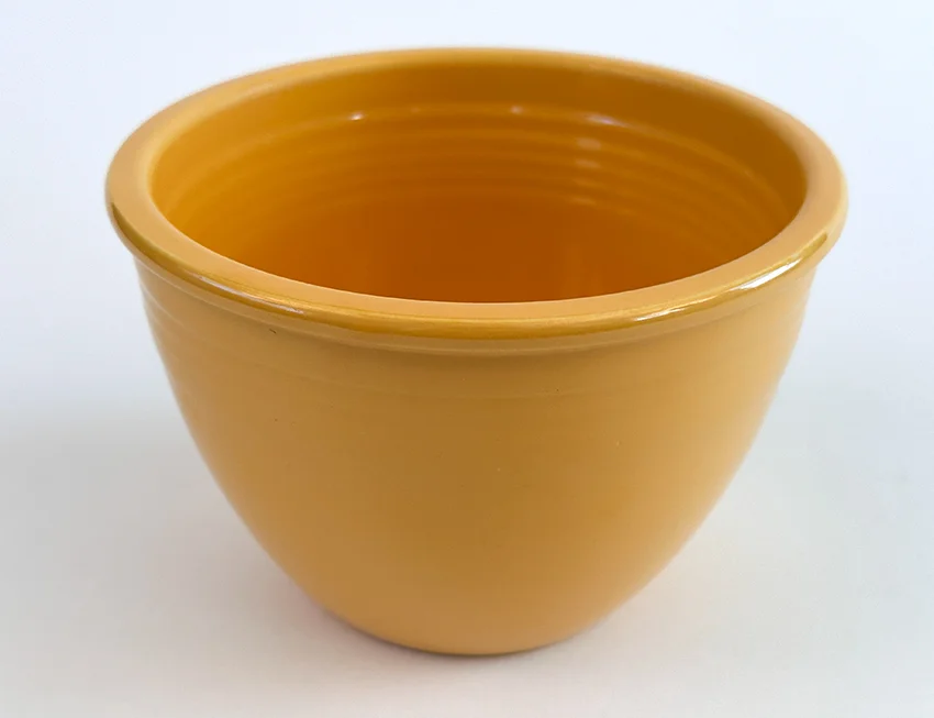 ivory fiestaware mixing bowl number two size 1938-1942 original fiestaware