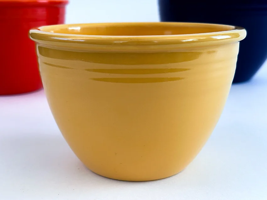 ivory fiestaware mixing bowl number two size 1938-1942 original fiestaware