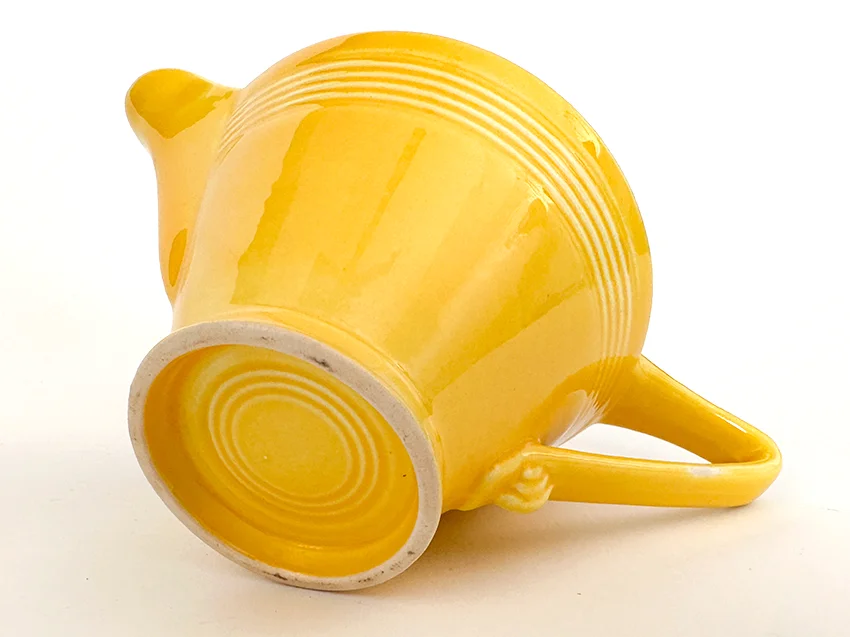 yellow vintage harlequin woolworths dinnerware regular creamer