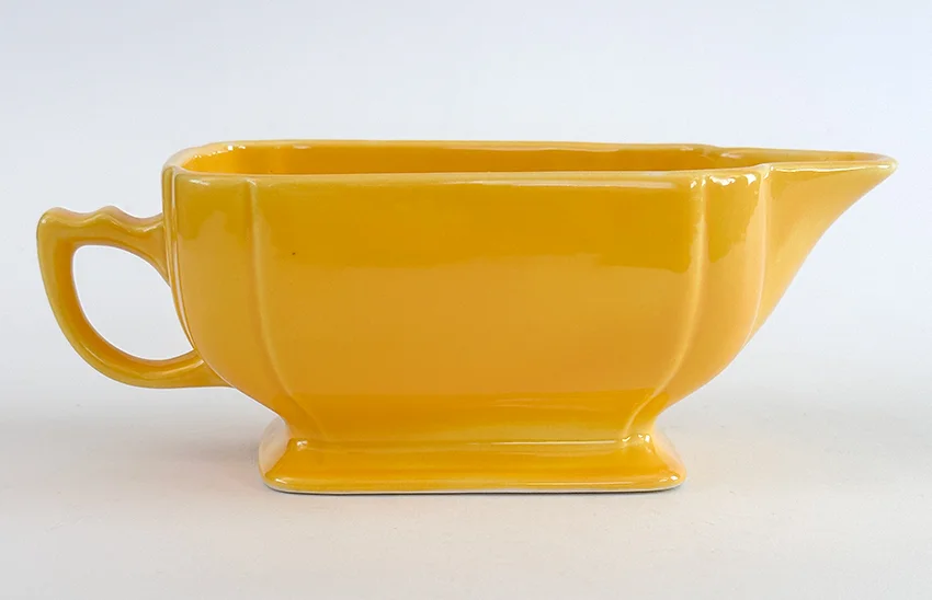 yellow riviera sauce gravy boat for sale