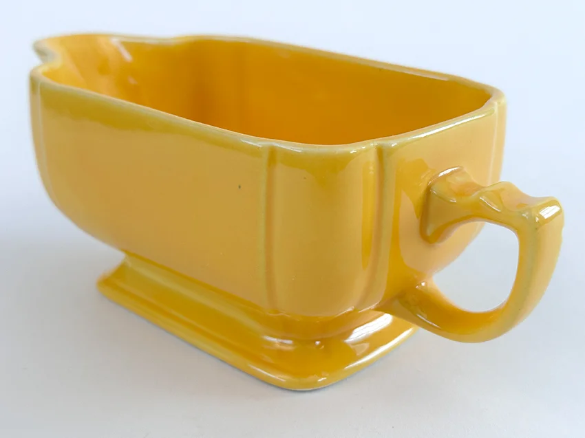 yellow riviera sauce gravy boat for sale