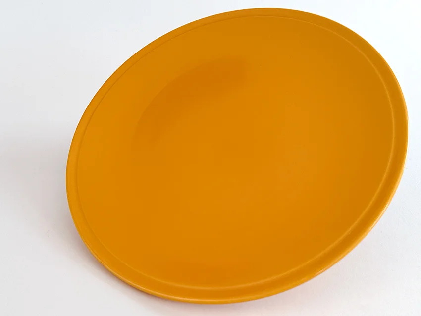 yellow vintage fiestaware kitchen kraft cake plate for sale