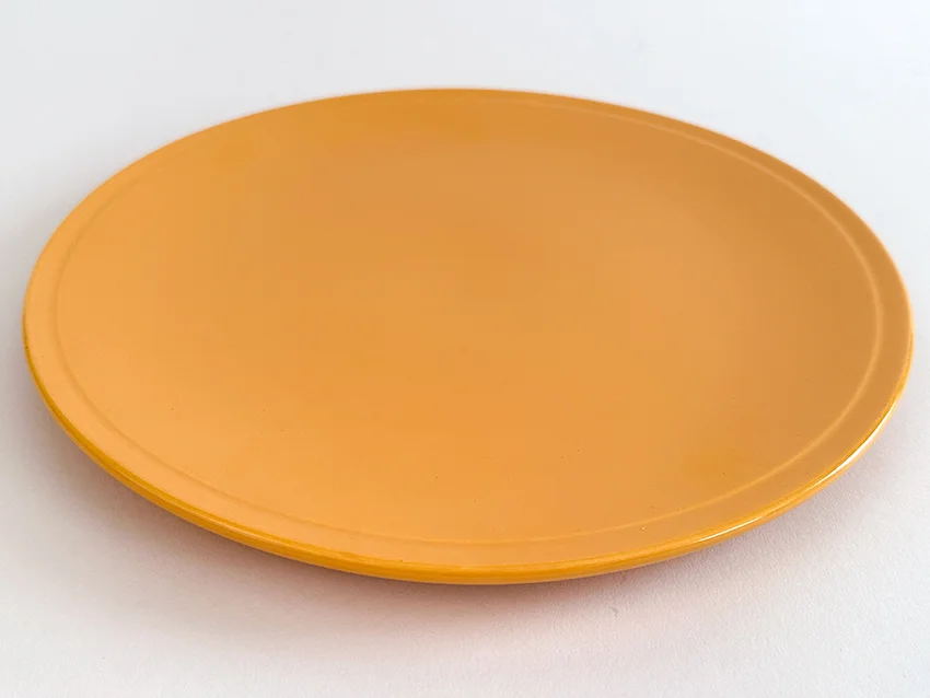 yellow vintage fiestaware kitchen kraft cake plate for sale