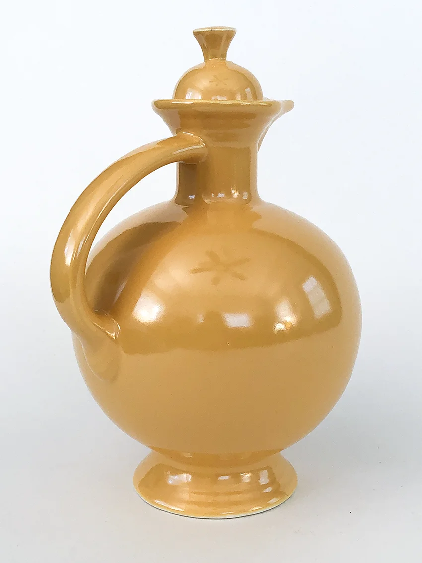 hard to find yellow vintage fiestaware carafe for sale