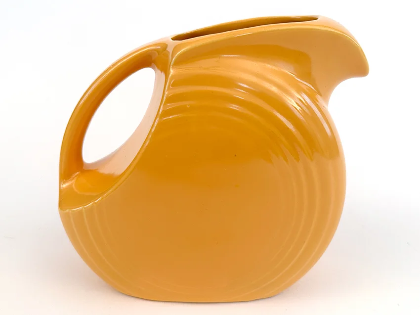 Yellow Vintage Fiestaware Juice Pitcher for Sale