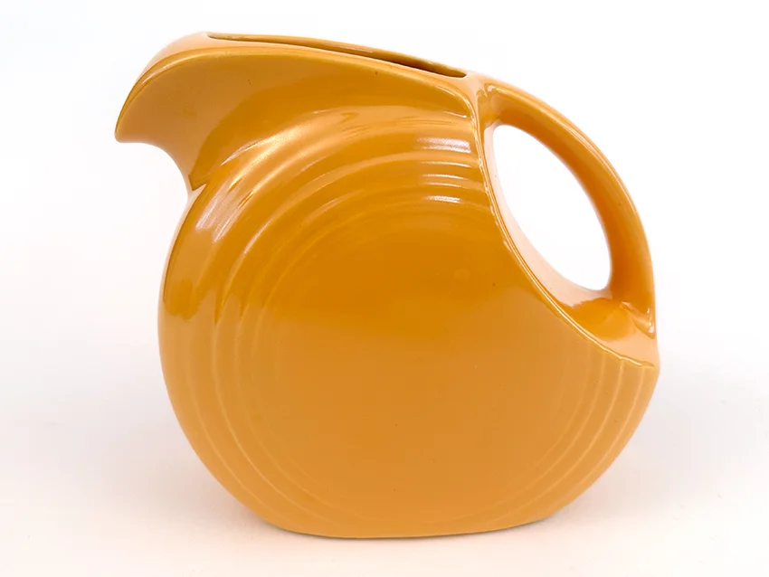 Yellow Vintage Fiestaware Juice Pitcher for Sale