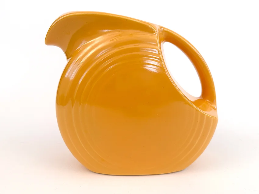 Yellow Vintage Fiestaware Juice Pitcher for Sale