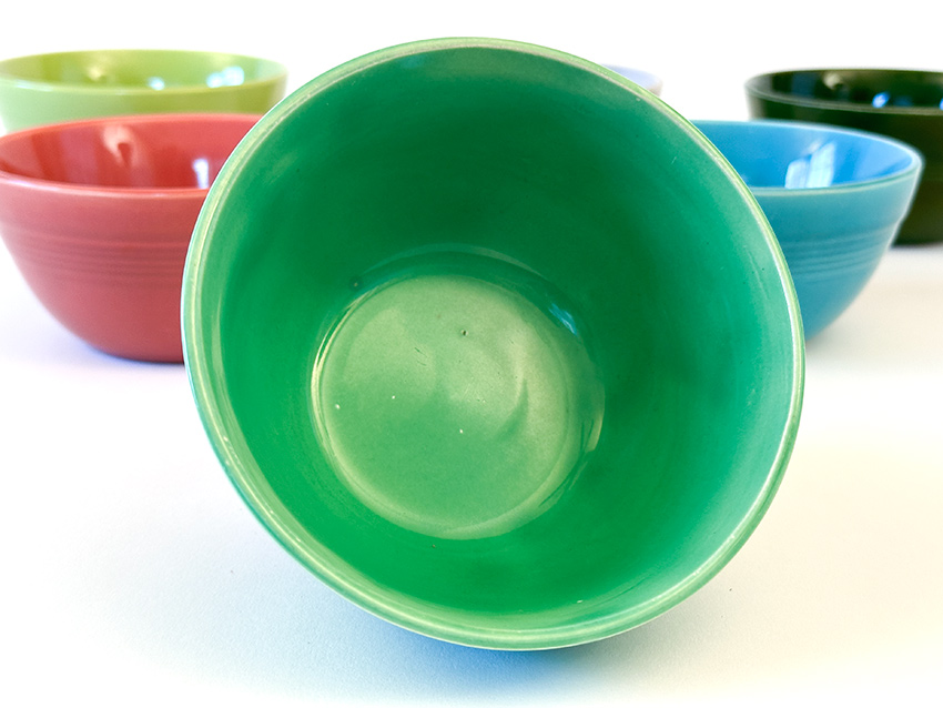 Green harlequin 36s bowl