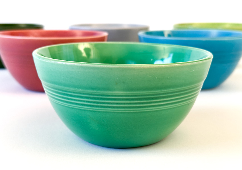 Green harlequin 36s bowl