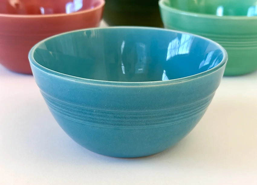 turquoise harlequin 36s bowl