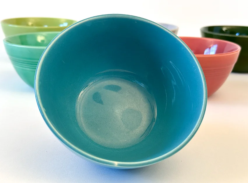 turquoise harlequin 36s bowl