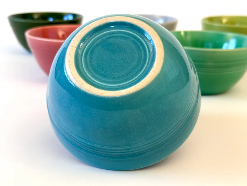 turquoise harlequin 36s bowl