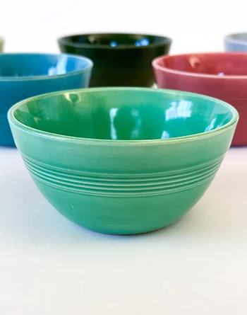 Original Fiesta Green Harlequin 36s bowl for sale