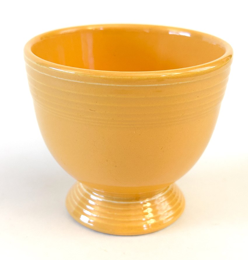 original yellow vintage fiesta egg cup for sale 