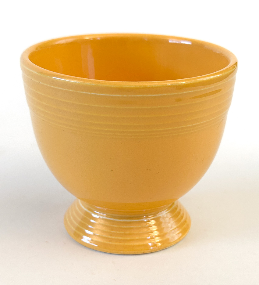 original yellow vintage fiesta egg cup for sale 