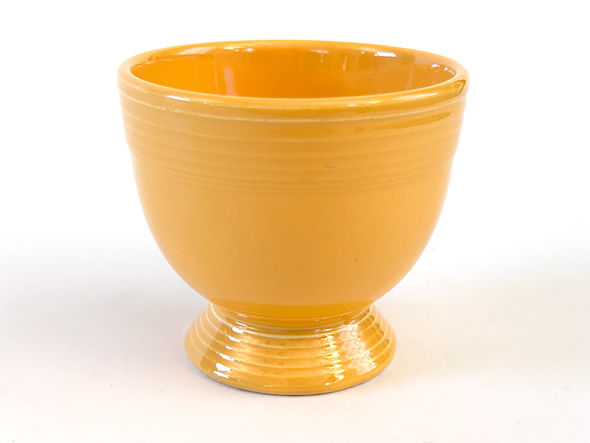 original yellow vintage fiesta egg cup for sale 